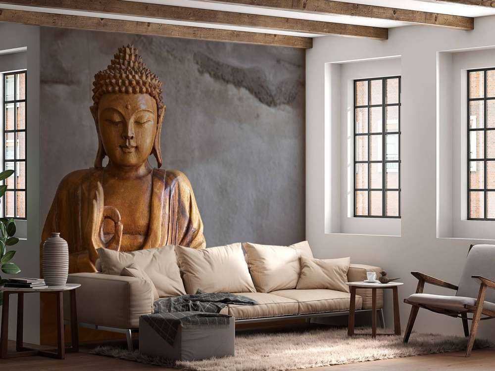 Buddha aus Holz