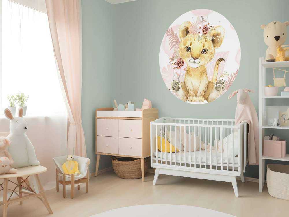 Rosa Dschungel-Löwin-Baby