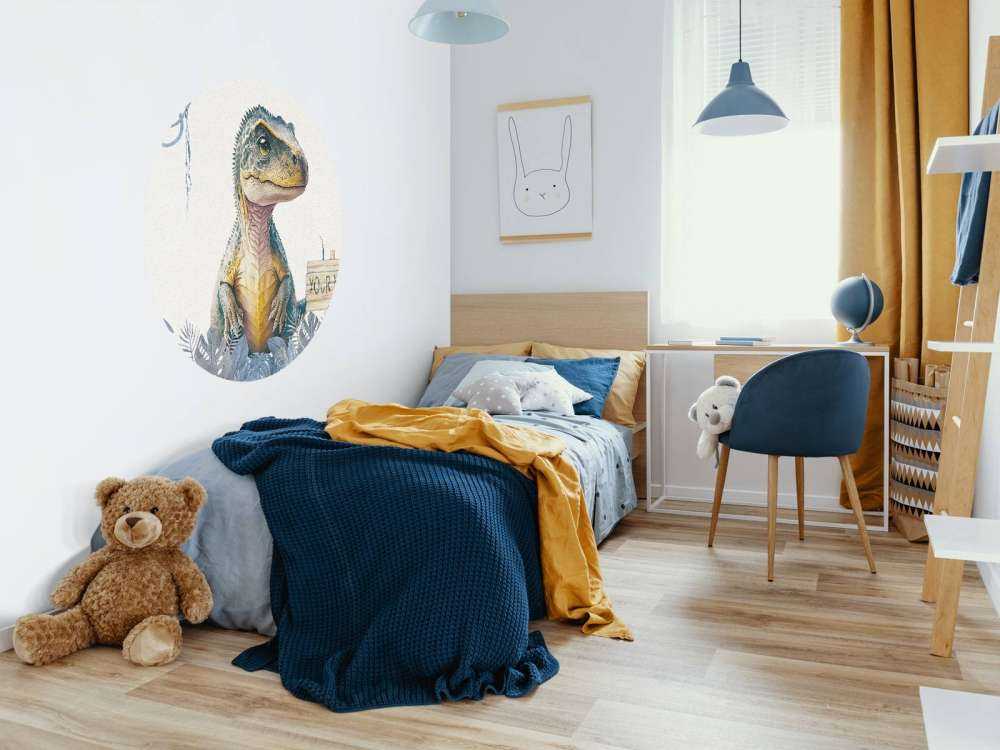 Baby-T-Rex im blauen Dschungel