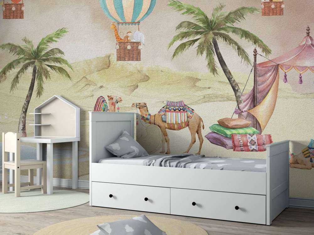 Weltreisende in der Wüste