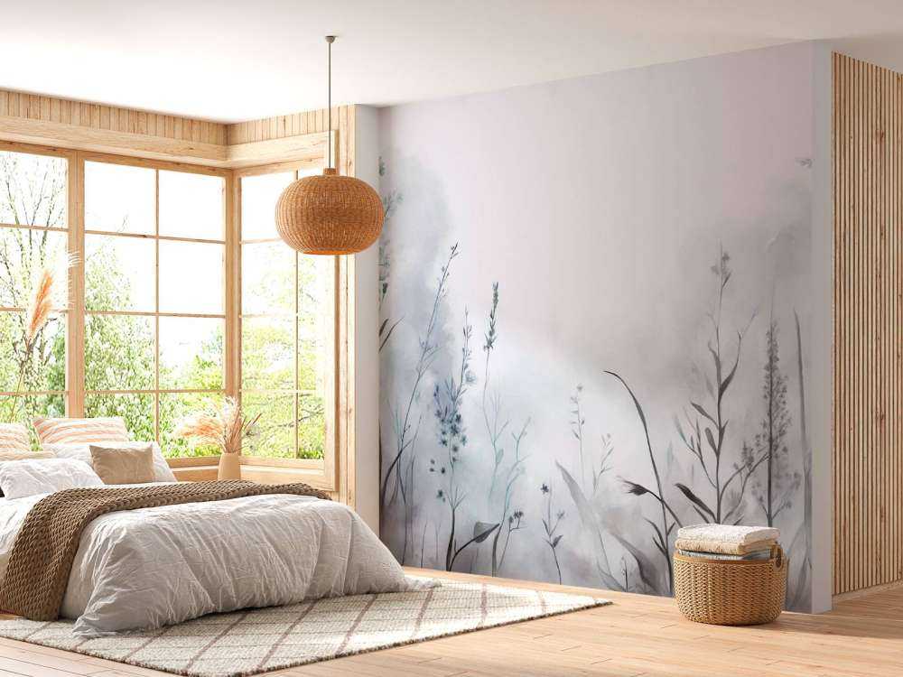 Morgensilenz Sanftes Blau