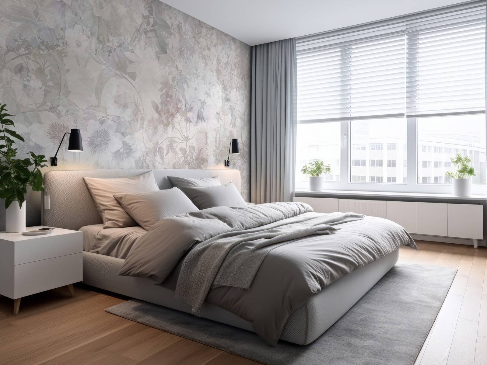 Aquarellgarten Taupe