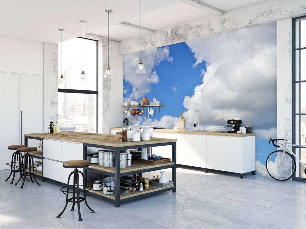 Schöne Wolken am Himmel