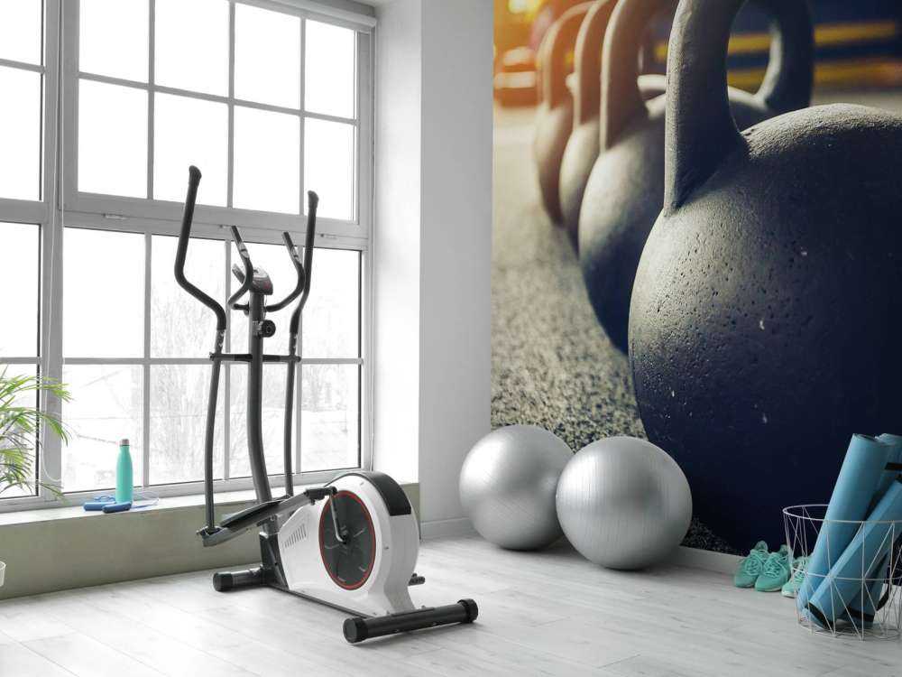 Reihe der Kettlebells