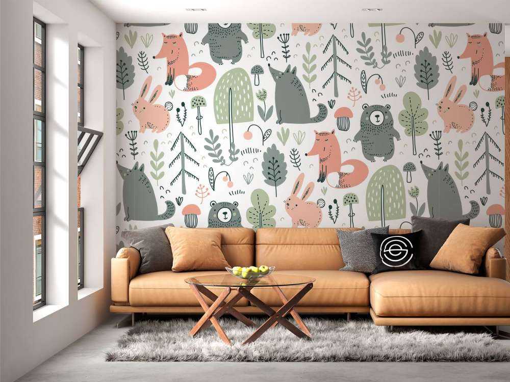 Bunte Waldtiere