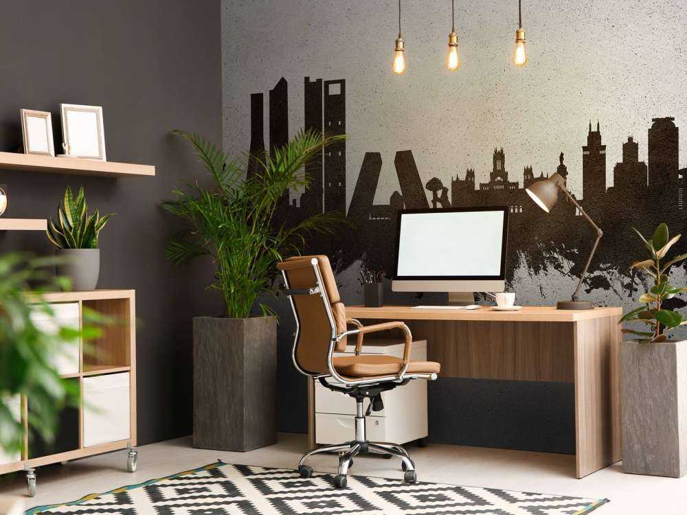 Aquarell-Skyline, Madrid