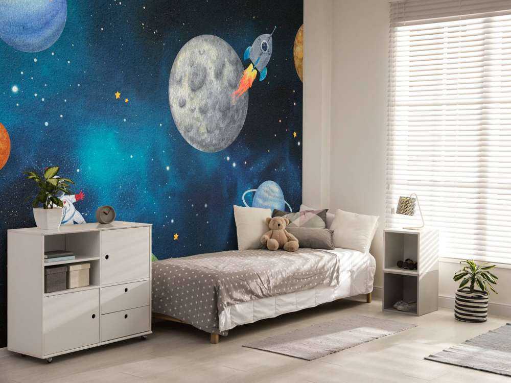 Stelläres Abenteuer in Nachtblau