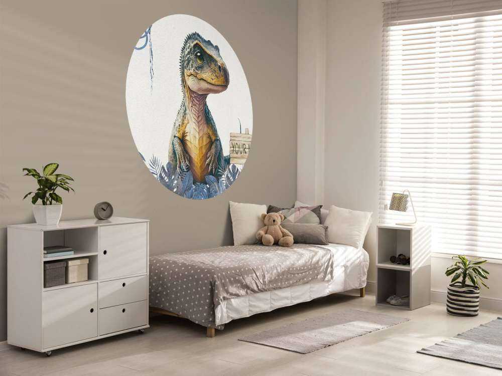 Baby-T-Rex im blauen Dschungel