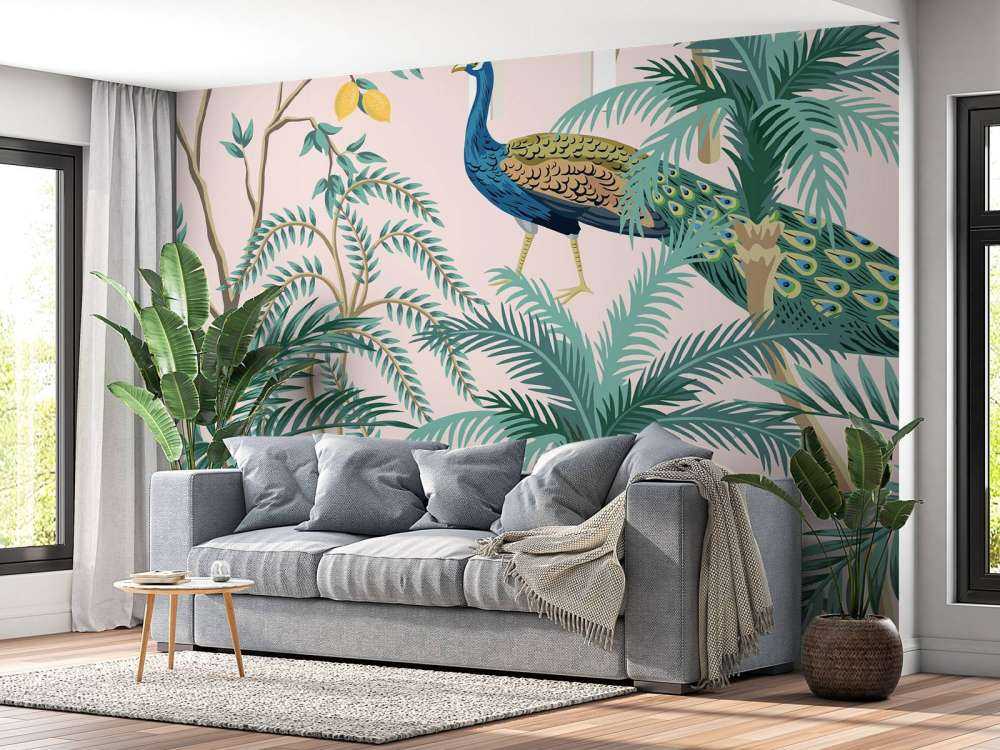 Pfau Paradies Verführung