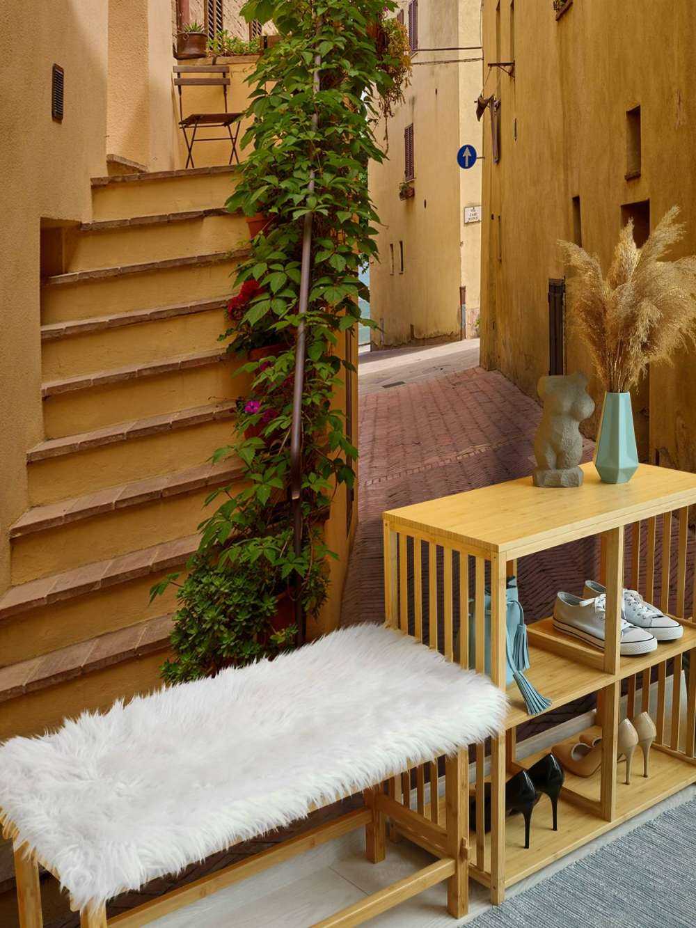Treppe in einer italienischen Straße