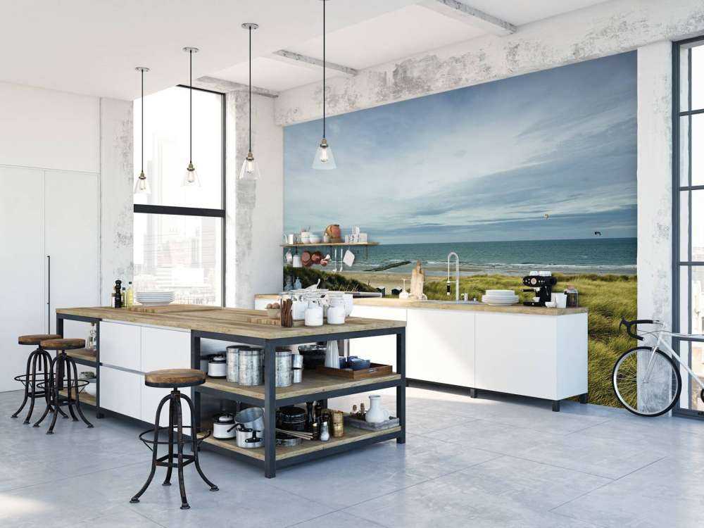 Strand von den Dünen aus