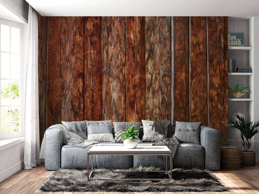 Raues und unruhiges Holz