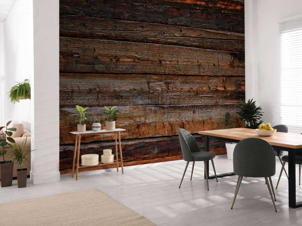Altes verbranntes Holz