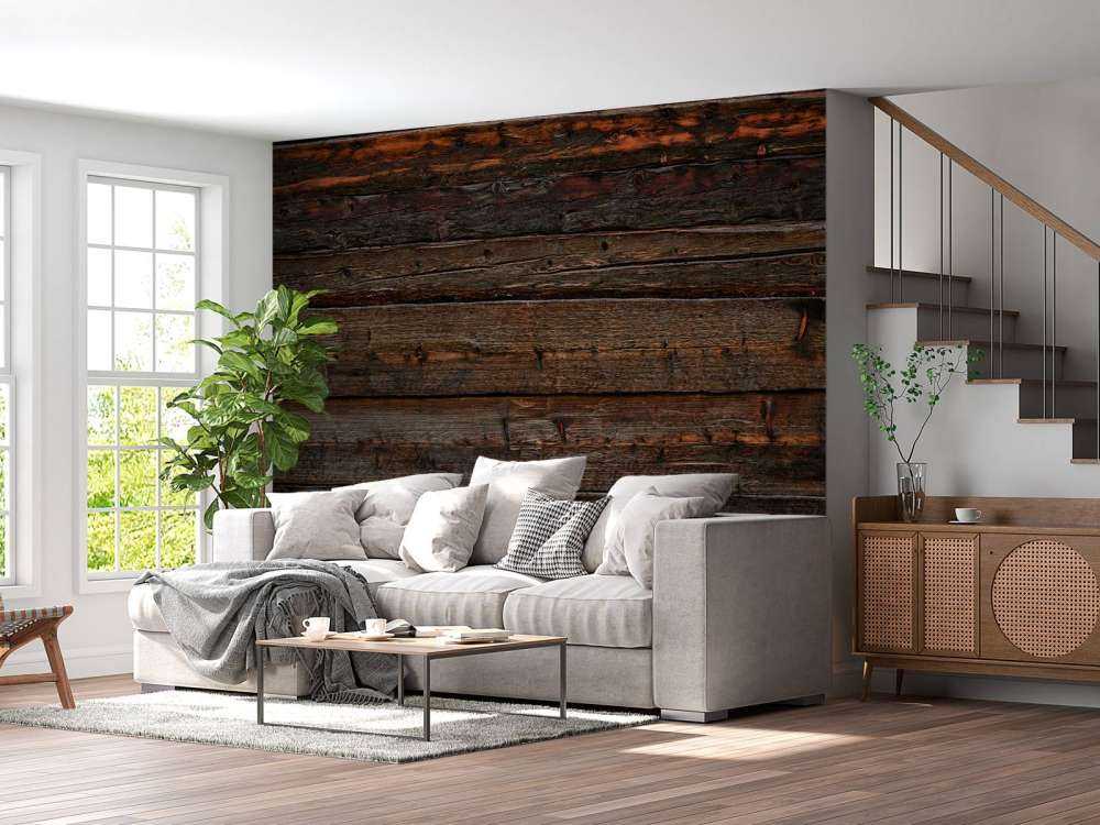 Altes verbranntes Holz