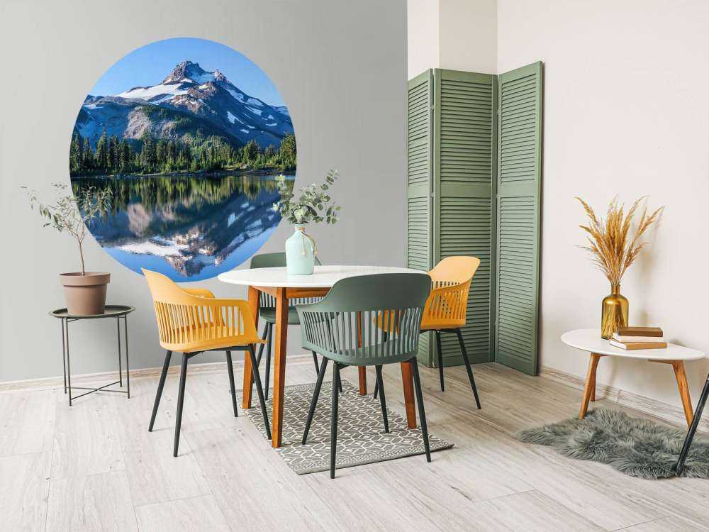 Fototapete Berge von Schnee