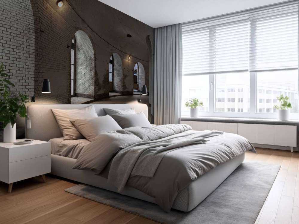 Gebogener Flur