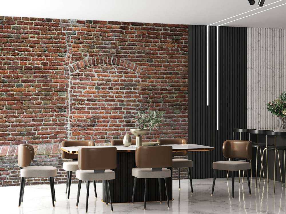 Alte gerissene Wand