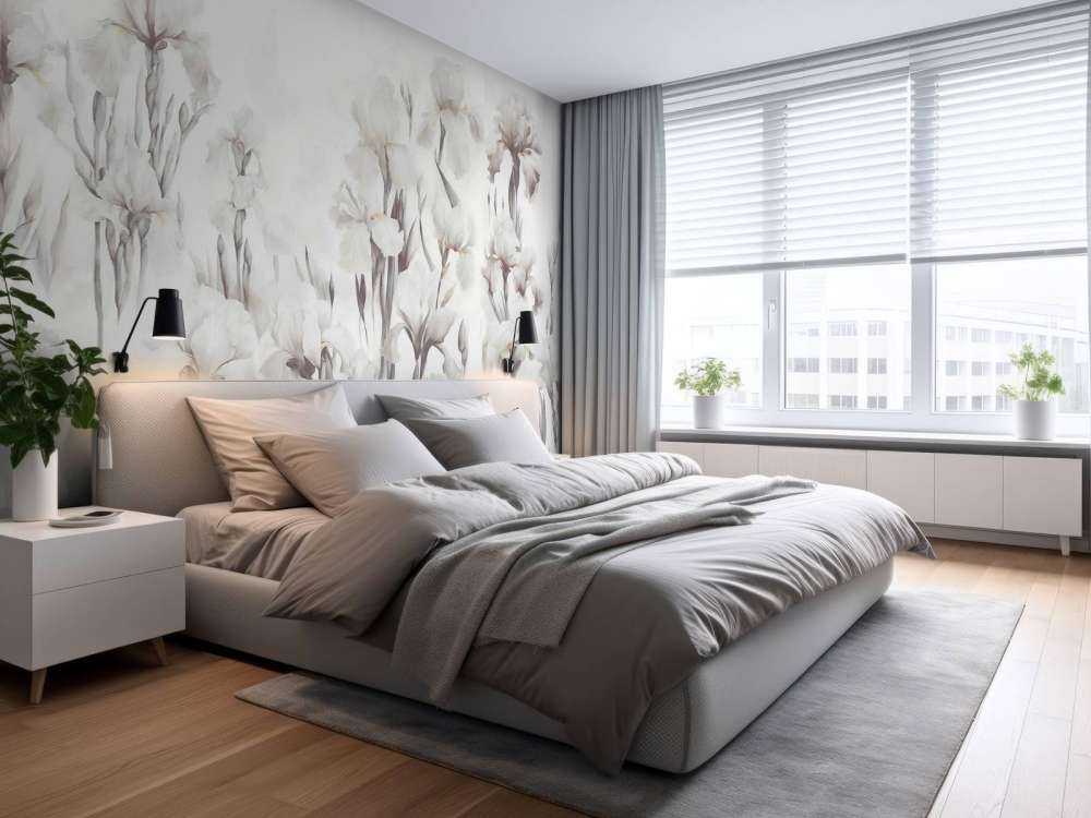 Iris tanzen nahtlos gedämpftes Beige