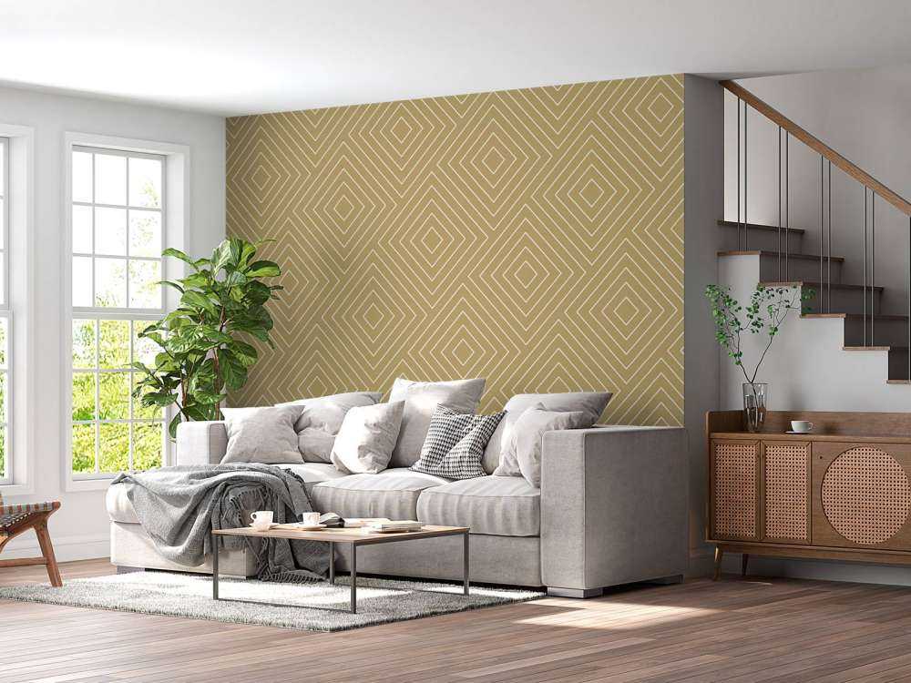 Chevron-Muster, gold