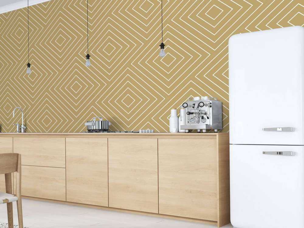 Chevron-Muster, gold