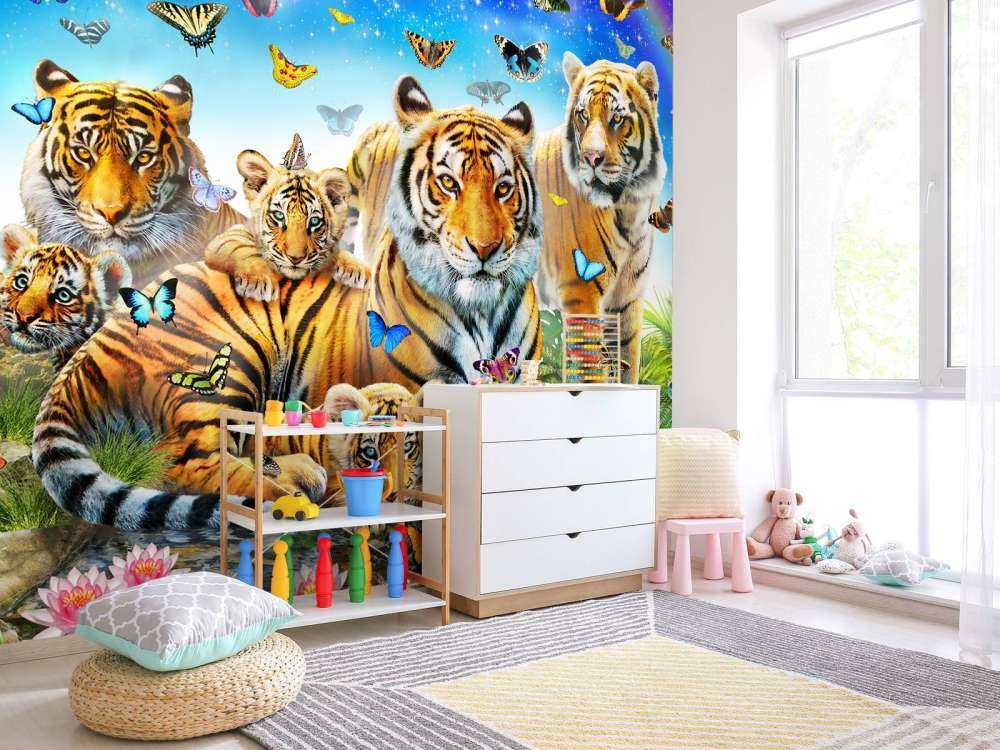 Tigers At Twilight