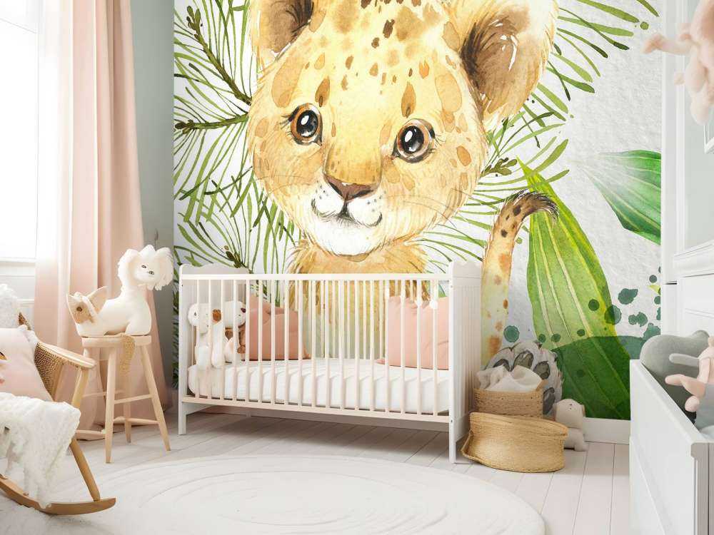 Savannen-Löwenbaby