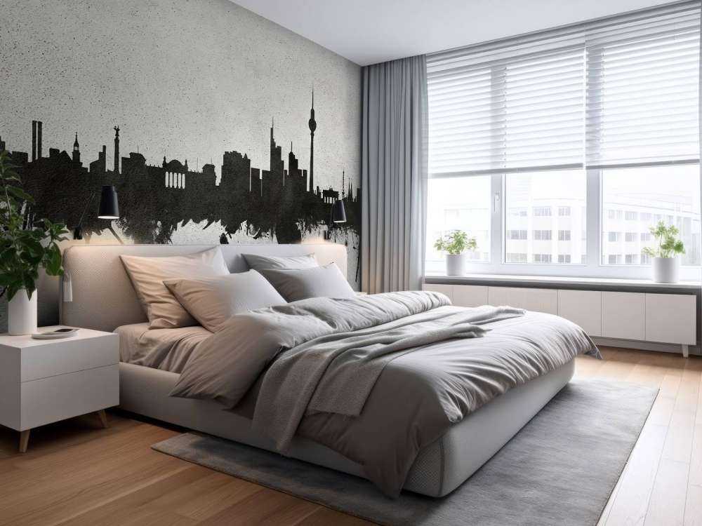 Aquarell-Skyline, Berlin
