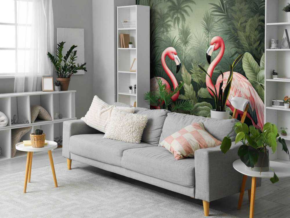 Flamingo Florale Oase