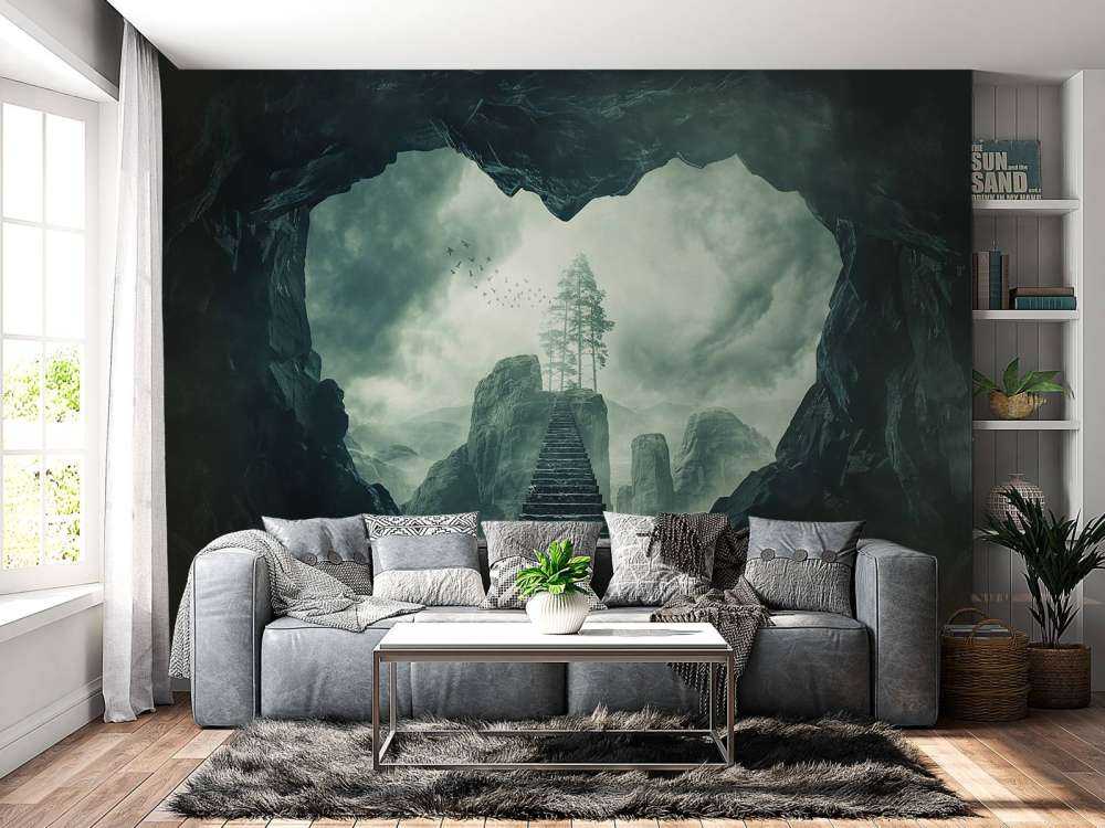 Herzförmige Höhle
