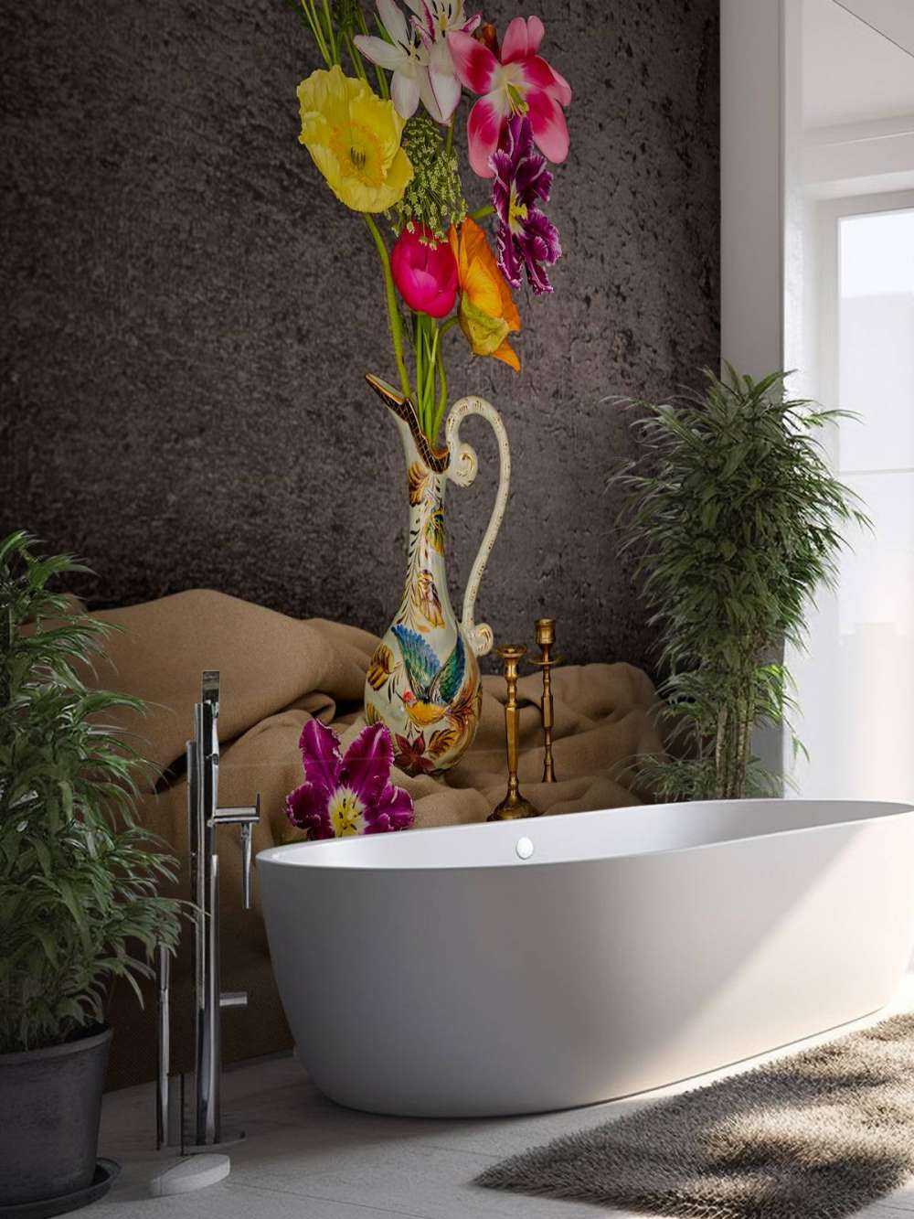 Blumen in klassischer Vase