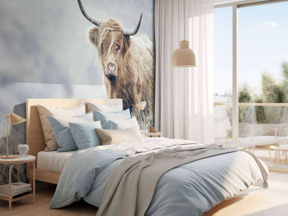 Schottische Hochländer in der Natur