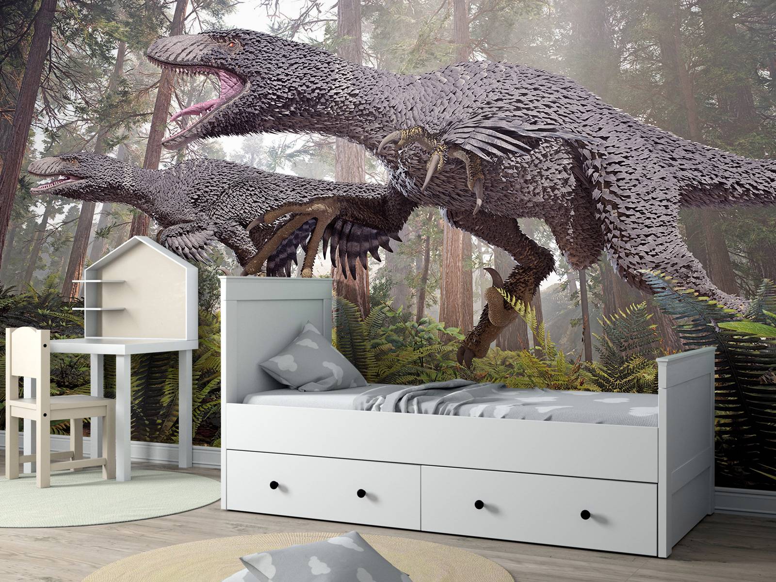 Jacht Dinosaurier