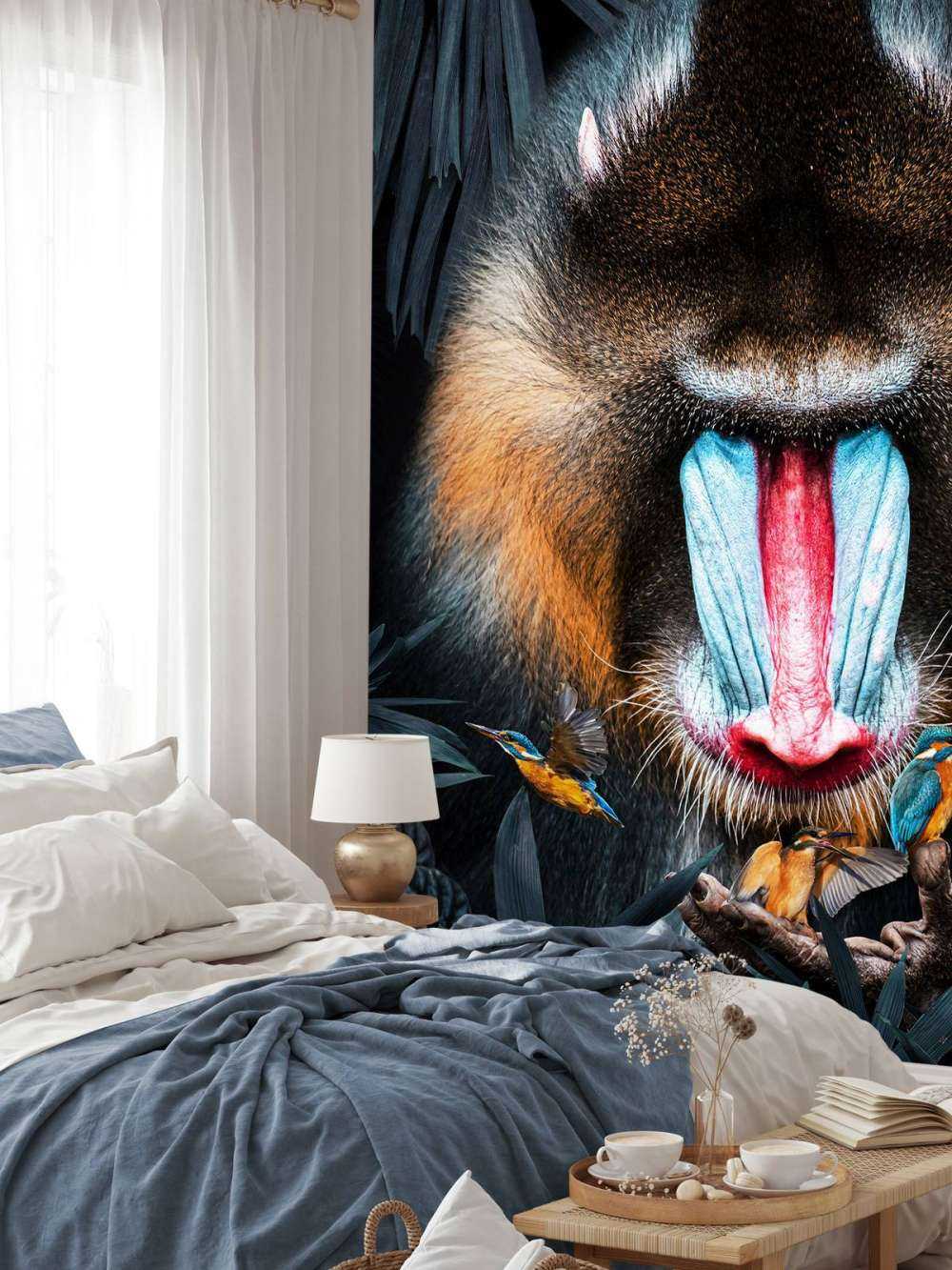 Mandrill Porträt