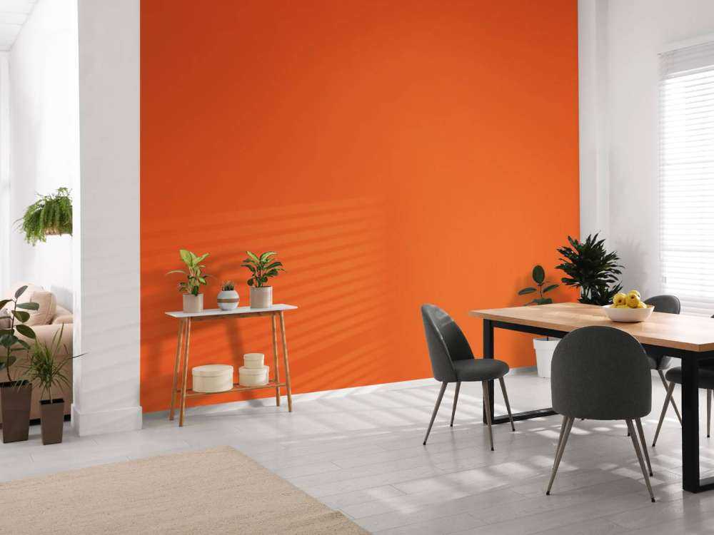 Dunkles Pastellorange