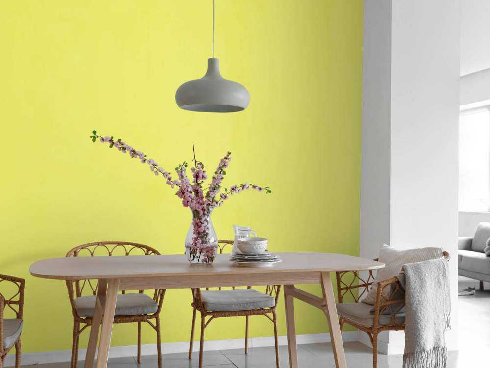 Limonengelber Beton
