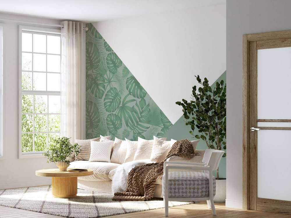 Dreiecke mit Dschungelmuster