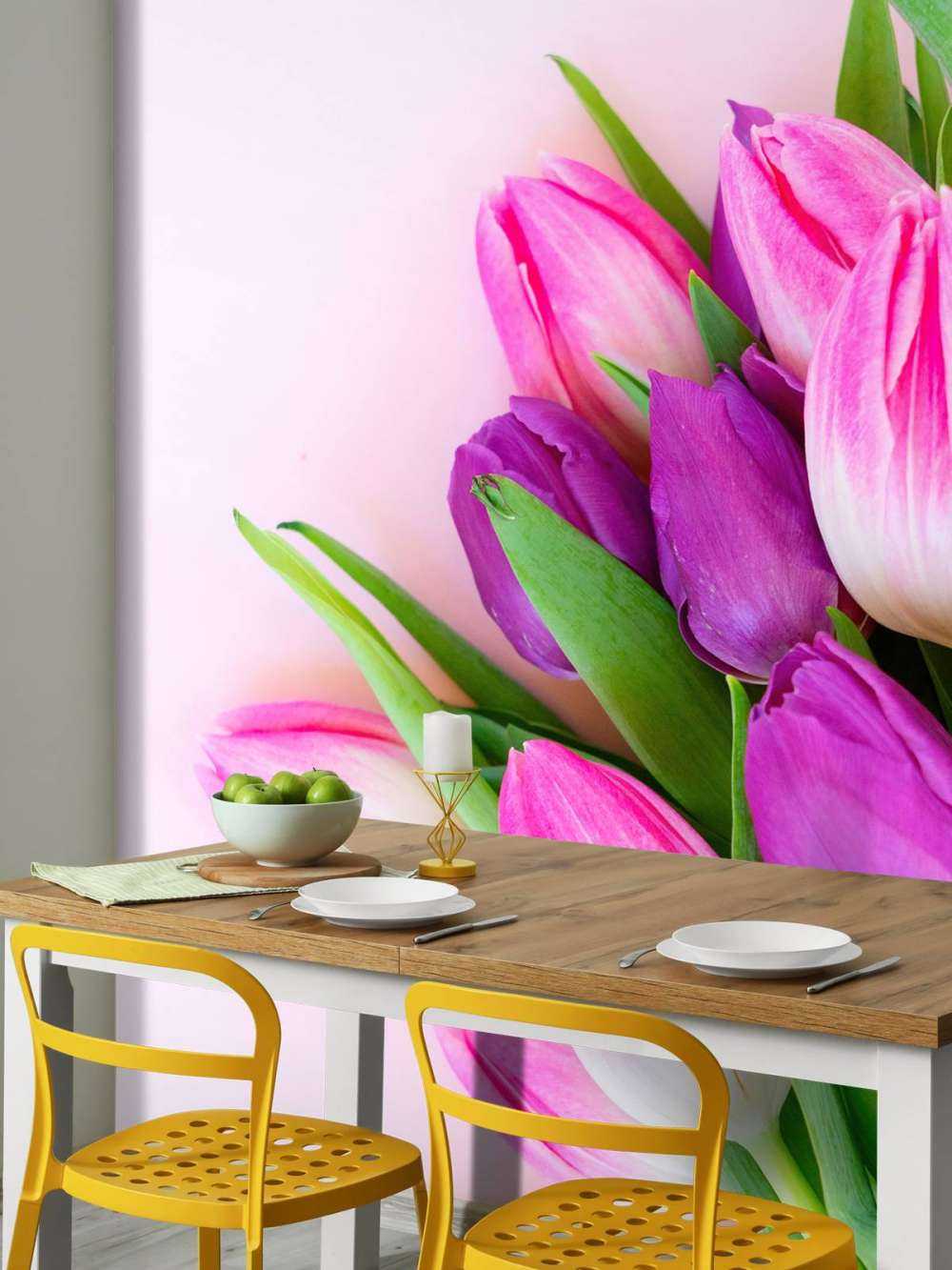 Rosa Tulpen