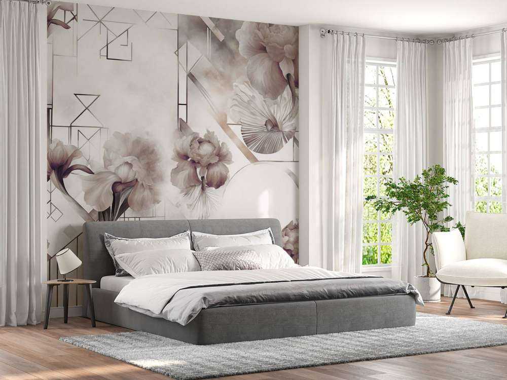 Aquarellgeometrie Braun