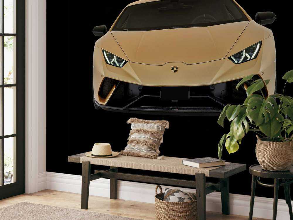 Lamborghini Huracán - Front, schwarz