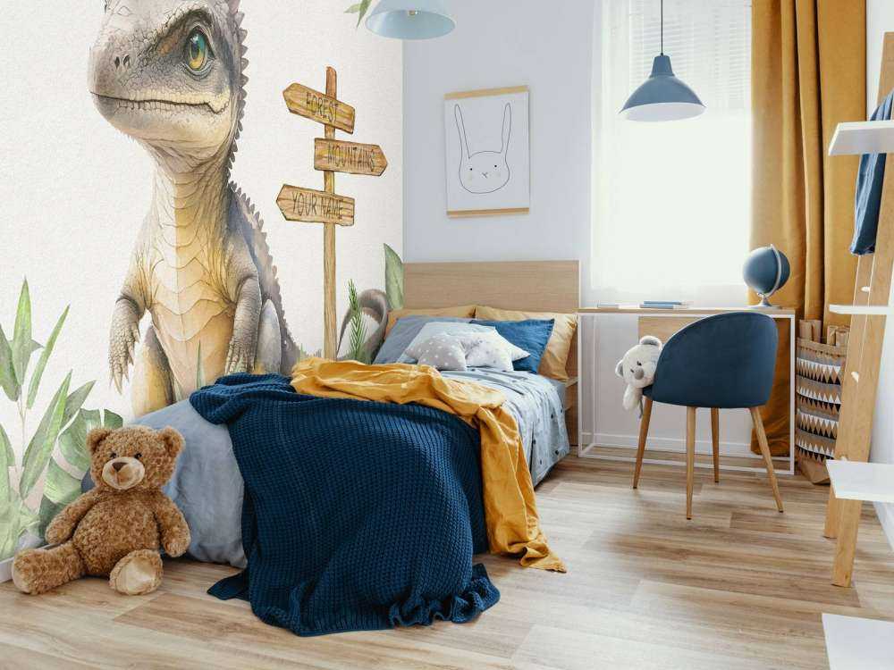 Baby-Spinosaurus im Dschungel