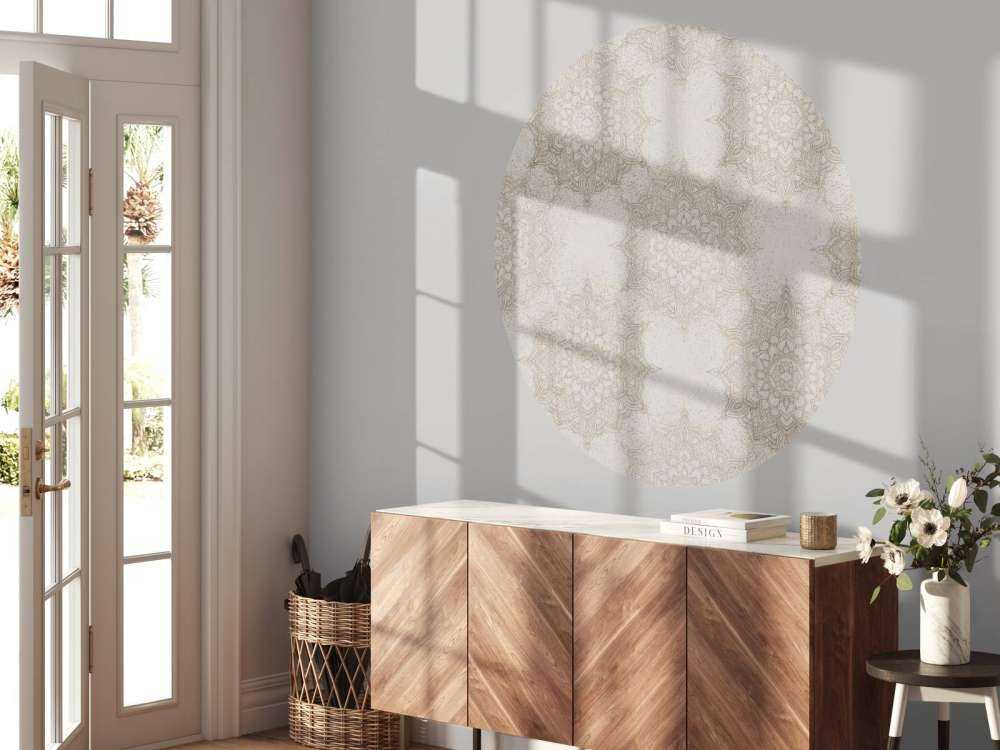 Marrakesch-Magisches Mandala - beige