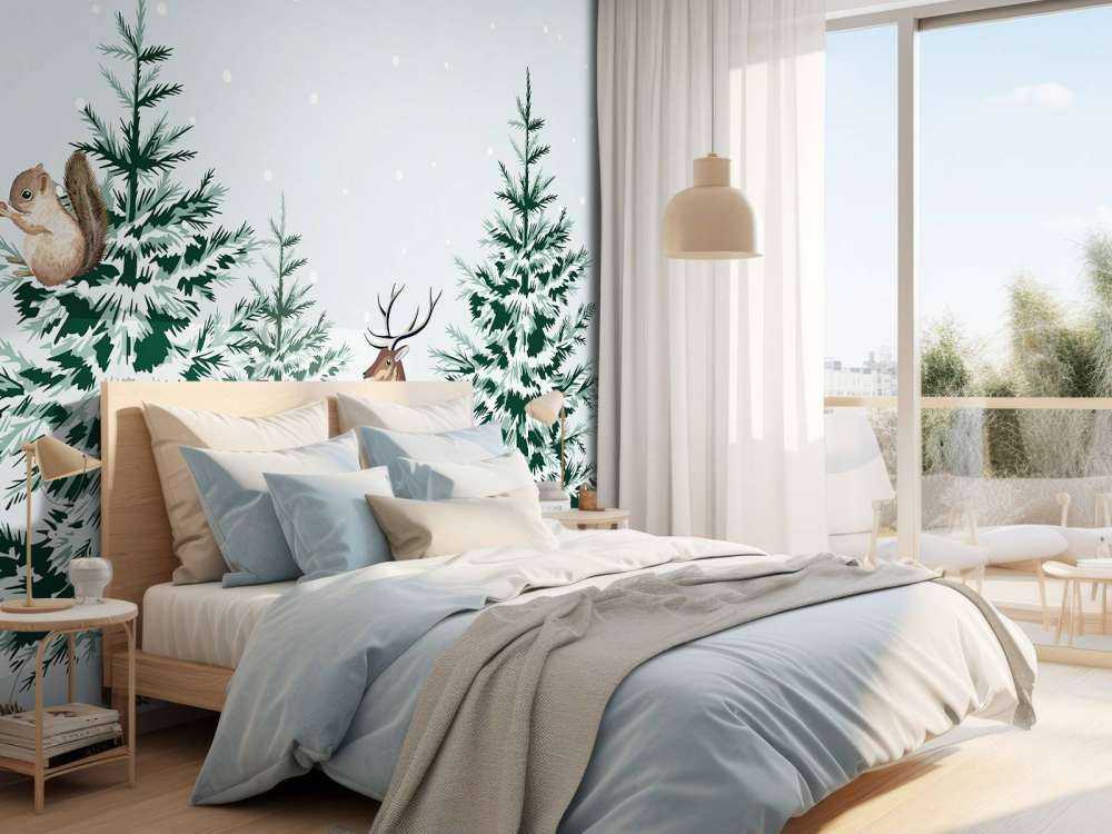 Winterwaldbewohner Freude