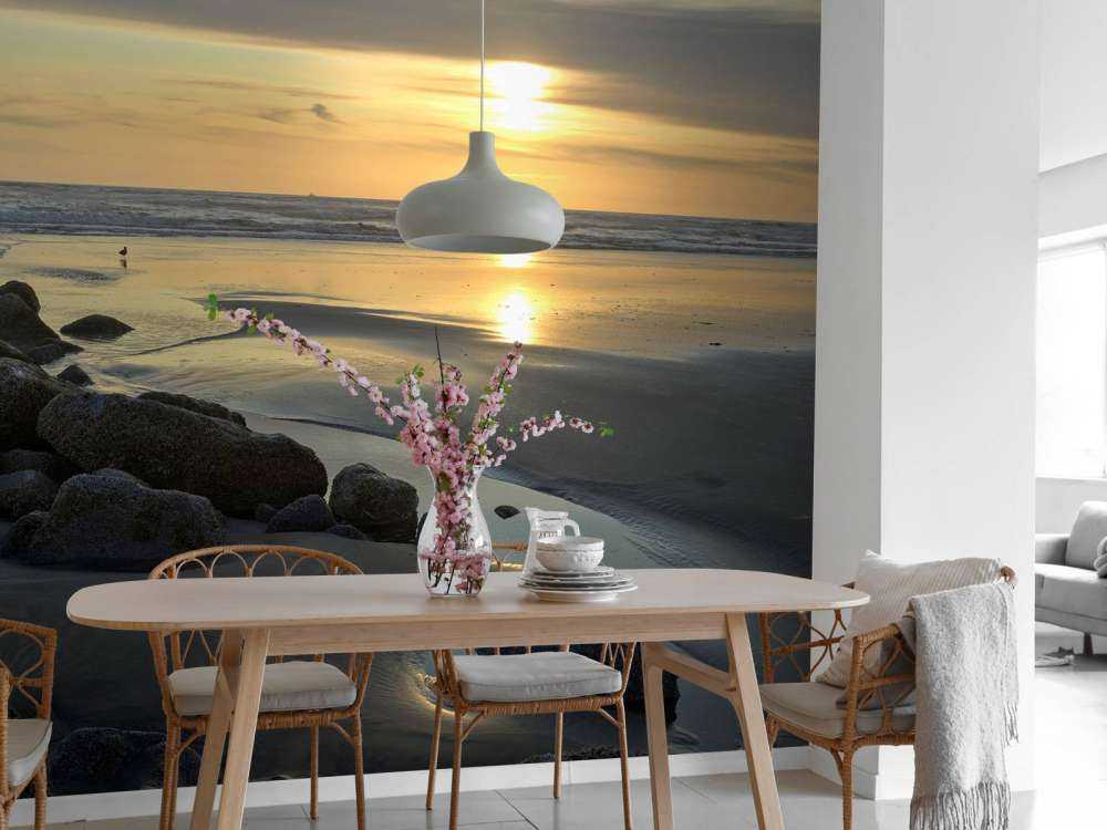Sonnenuntergang an einem Strand
