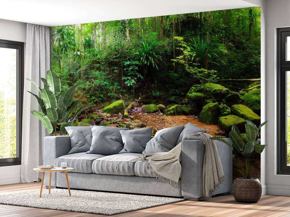 Regenwald auf Fototapete