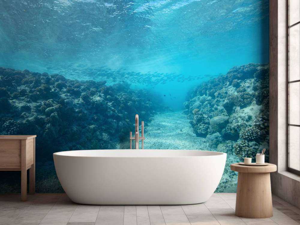 Unterwasserwelt mit Korallen