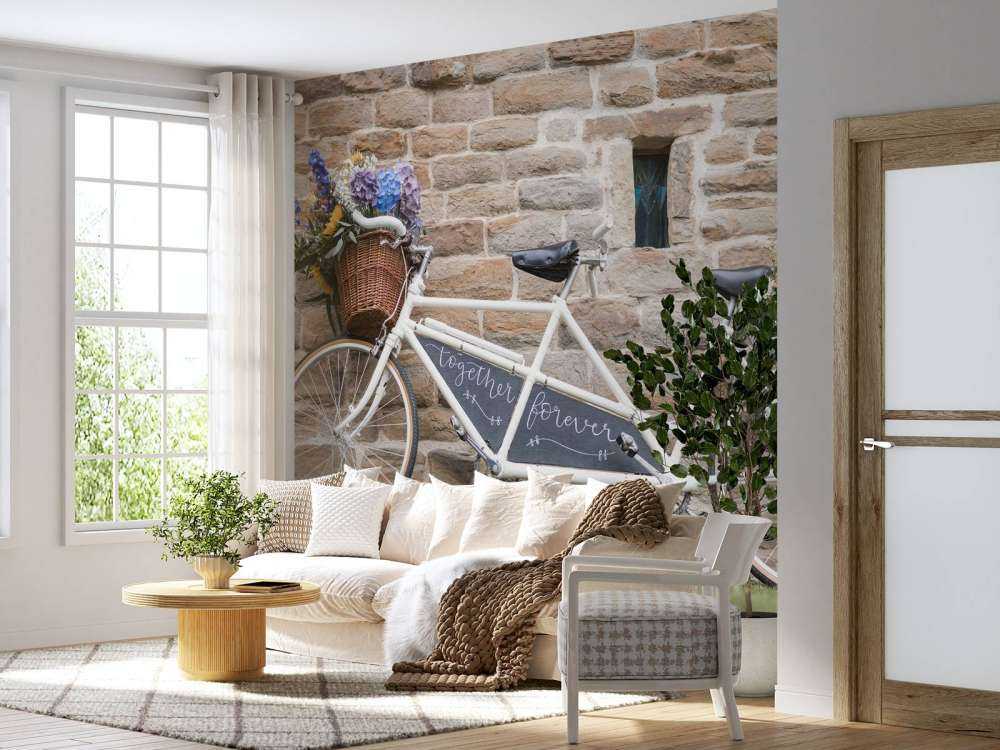 Oldtimer-Hochzeitsfahrrad