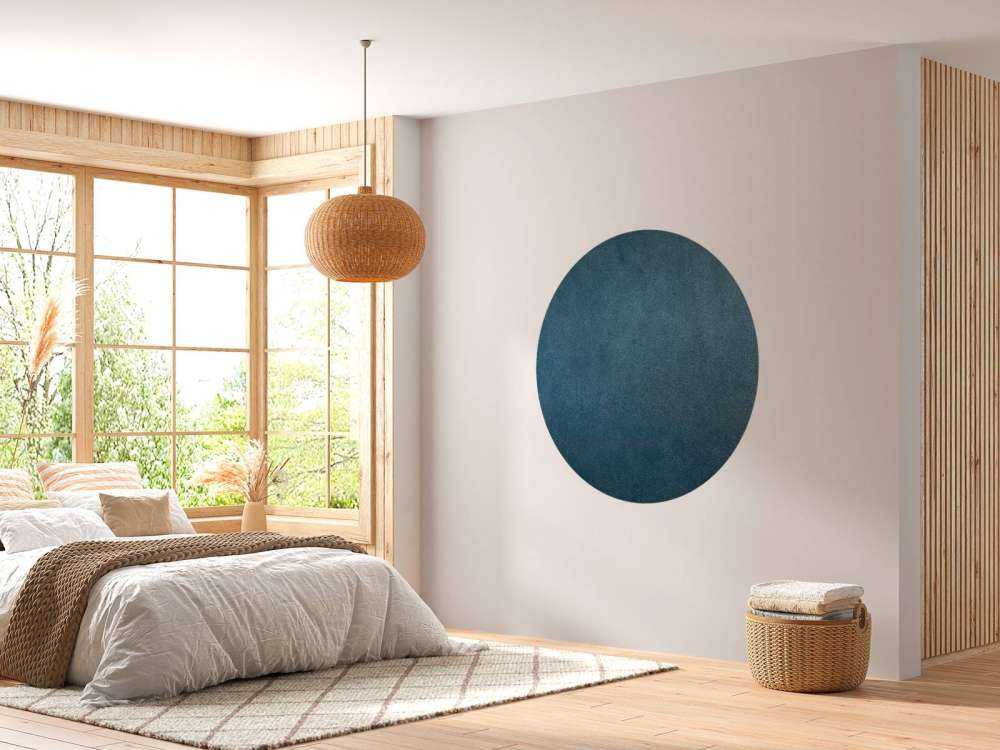 Leder blau