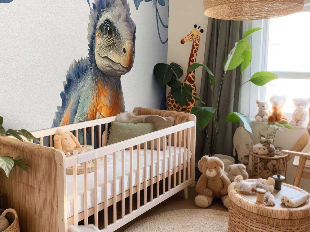 Baby-Ankylosaurus im blauen Dschungel