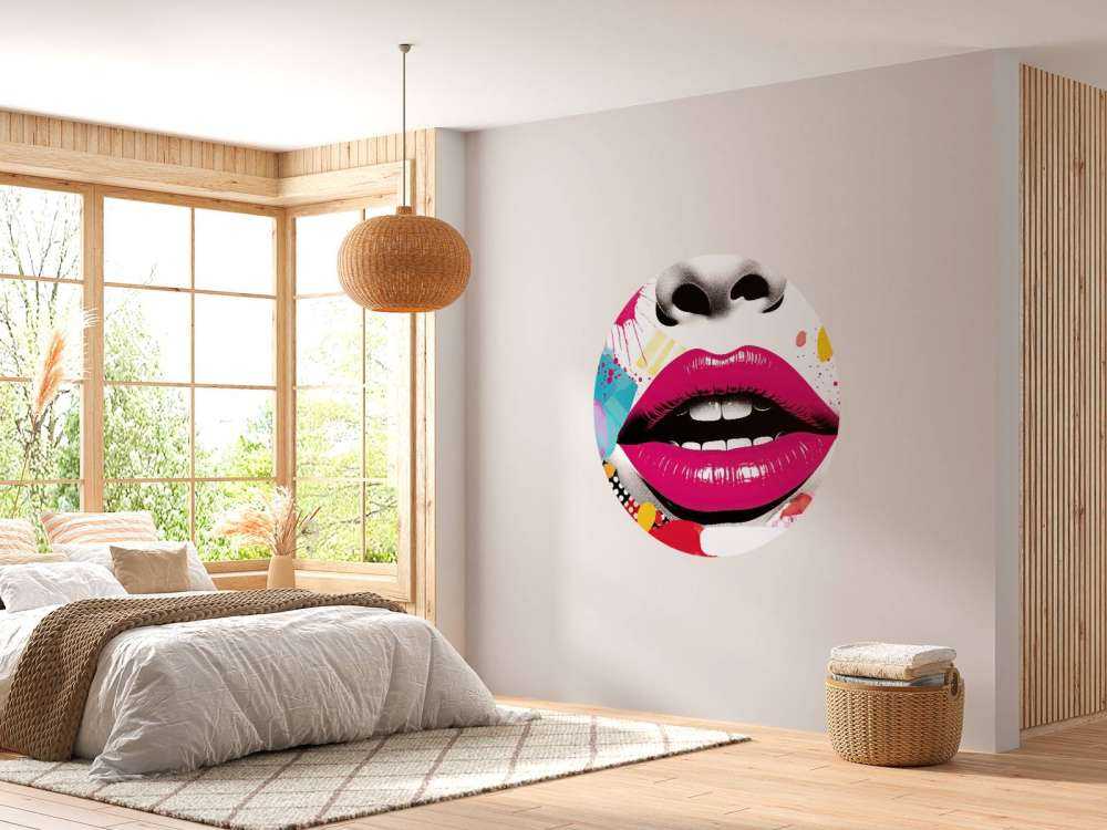 Pop-Art-Lippen
