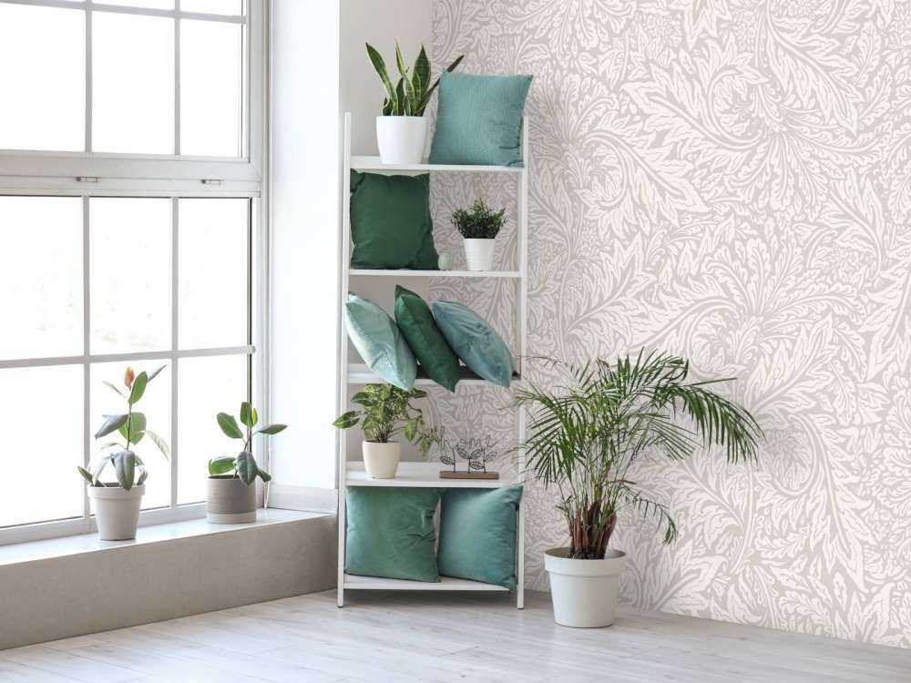 Morris Blumen & Blätter - neutral beige